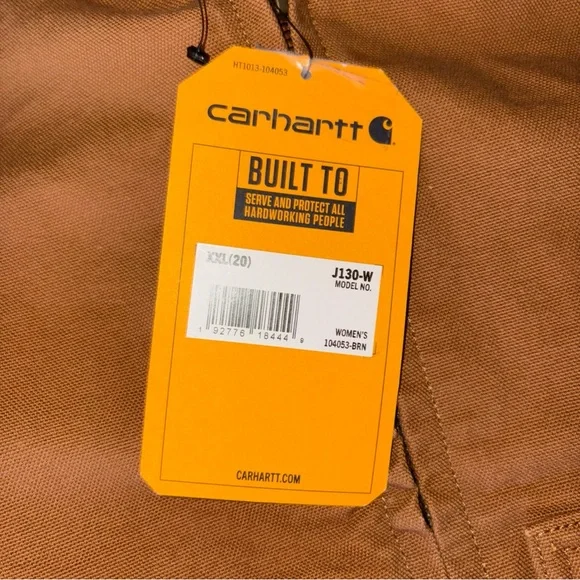 Carhartt Women's Loose Fit Washed Duck Active Jacket XXL